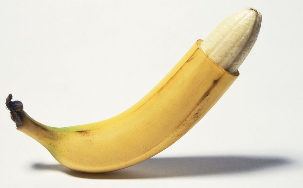 Banana mimics tail and enlargement