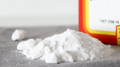 The use of baking powder to increase the member